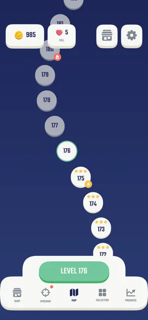 Square Fall Game screenshot 1
