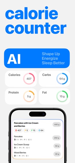 Caloria: AI Calorie Trackerのおすすめ画像2