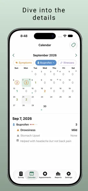 Chronic Health Symptom Tracker screenshot 3