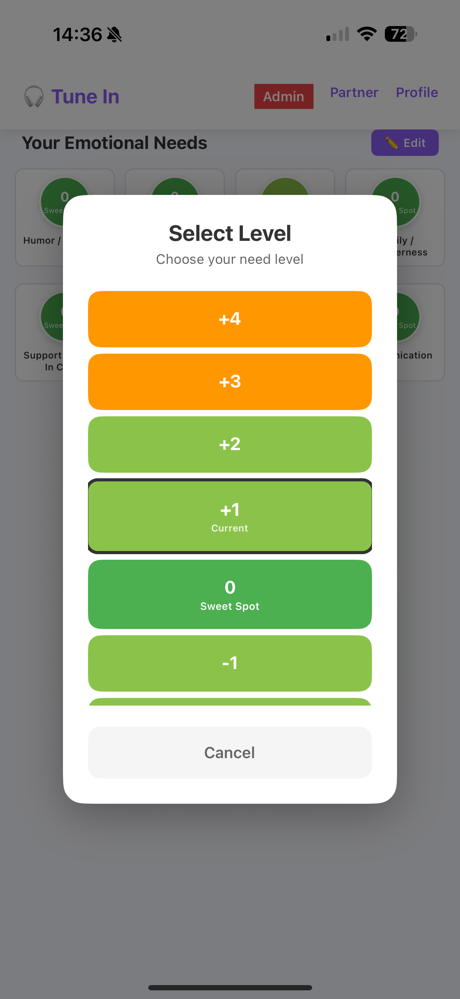 Relationship Equalizer screenshot 4