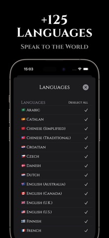 Tower of Babel: AI Translator iPhone screenshot