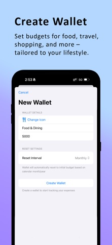SmartWallet - Budget Manager Screenshot 4 of 5