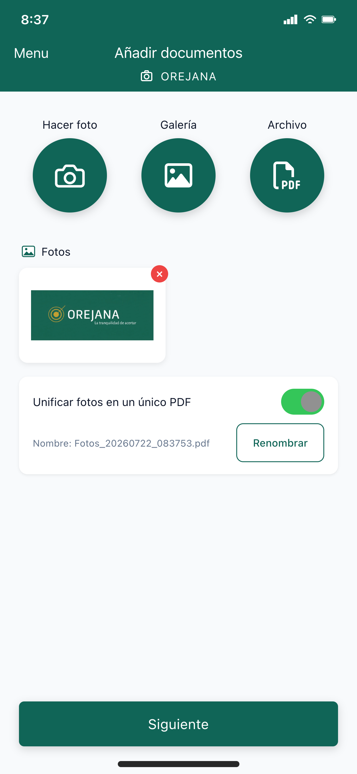 OREJANA screenshot 4