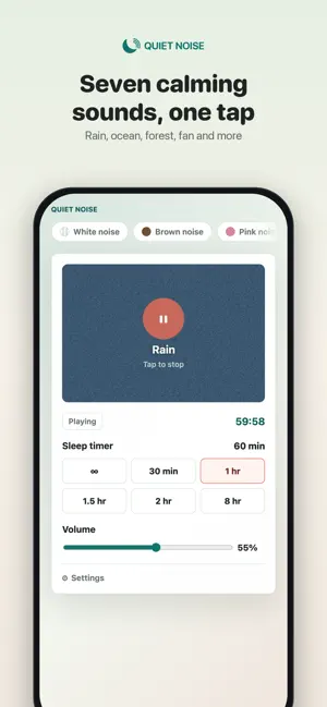 Quiet Noise: Sleep & Focus screenshot 2