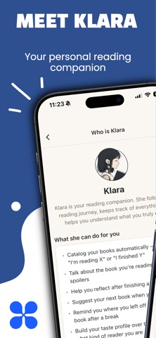 Klara — Reading Companion Screenshot 1 of 5
