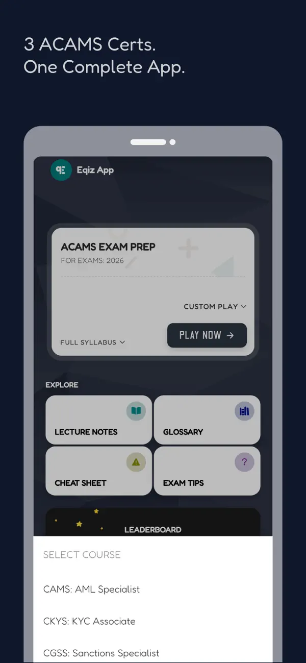 Screenshot #2 pour ACAMS AML Prep: with AI