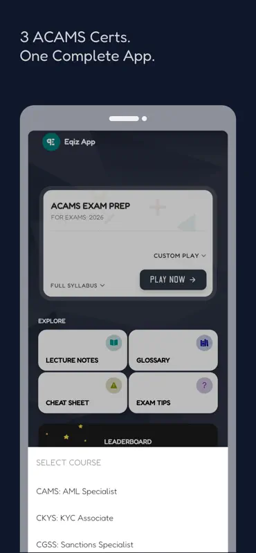ACAMS AML Prep: with AI screenshot 2 of 7