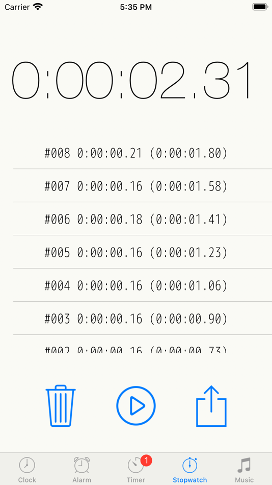 #6. Alarm & Timer (iOS) 由: KAZUTERU YOKOI