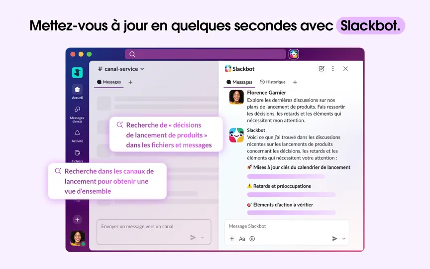 Capture d'écran de Slack For Desktop sur iPhone 9