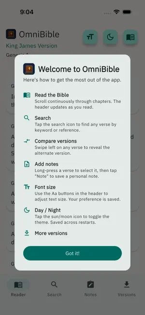 Omni-Bible screenshot 1