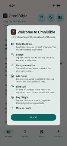 Omni-Bible Screenshot 1 of 5