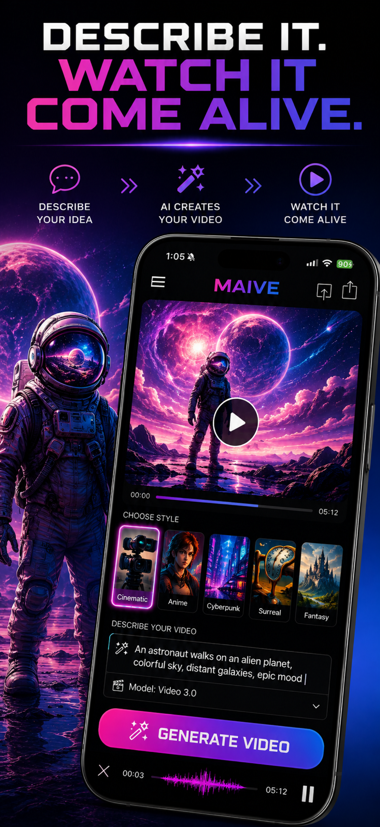 MAIVE: Music Video Maker, Song screenshot 4