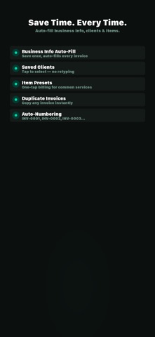 MintBill - Invoice Maker Screenshot 2 of 5