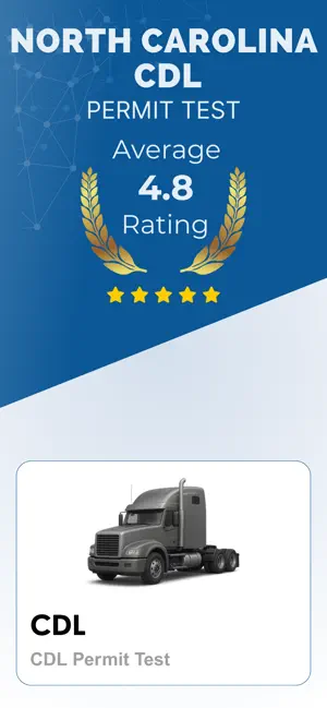 North Carolina CDL Permit Test screenshot 1