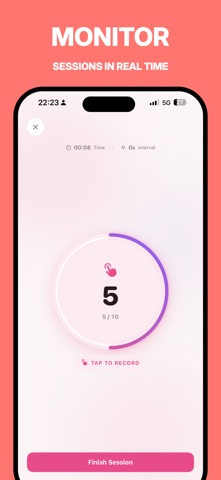 Kick Counter Baby · Pregnancy iPhone screenshot