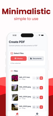 Photo to PDF Converter: Image screenshot
