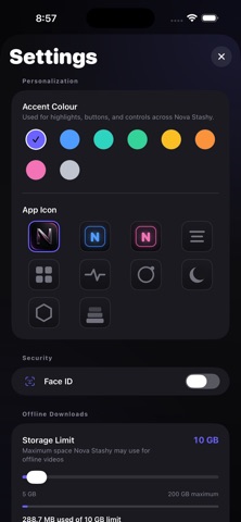 Nova Stashy のスクリーンショット