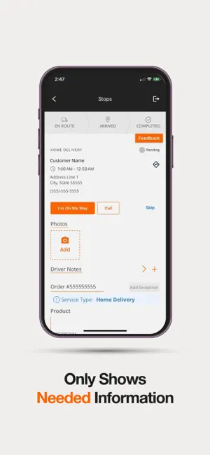 The Home Depot Driver Handheld screenshot 3
