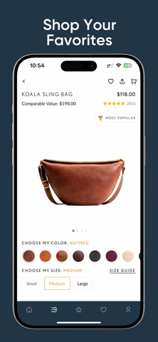 Portland Leather Goods iPhone screenshot