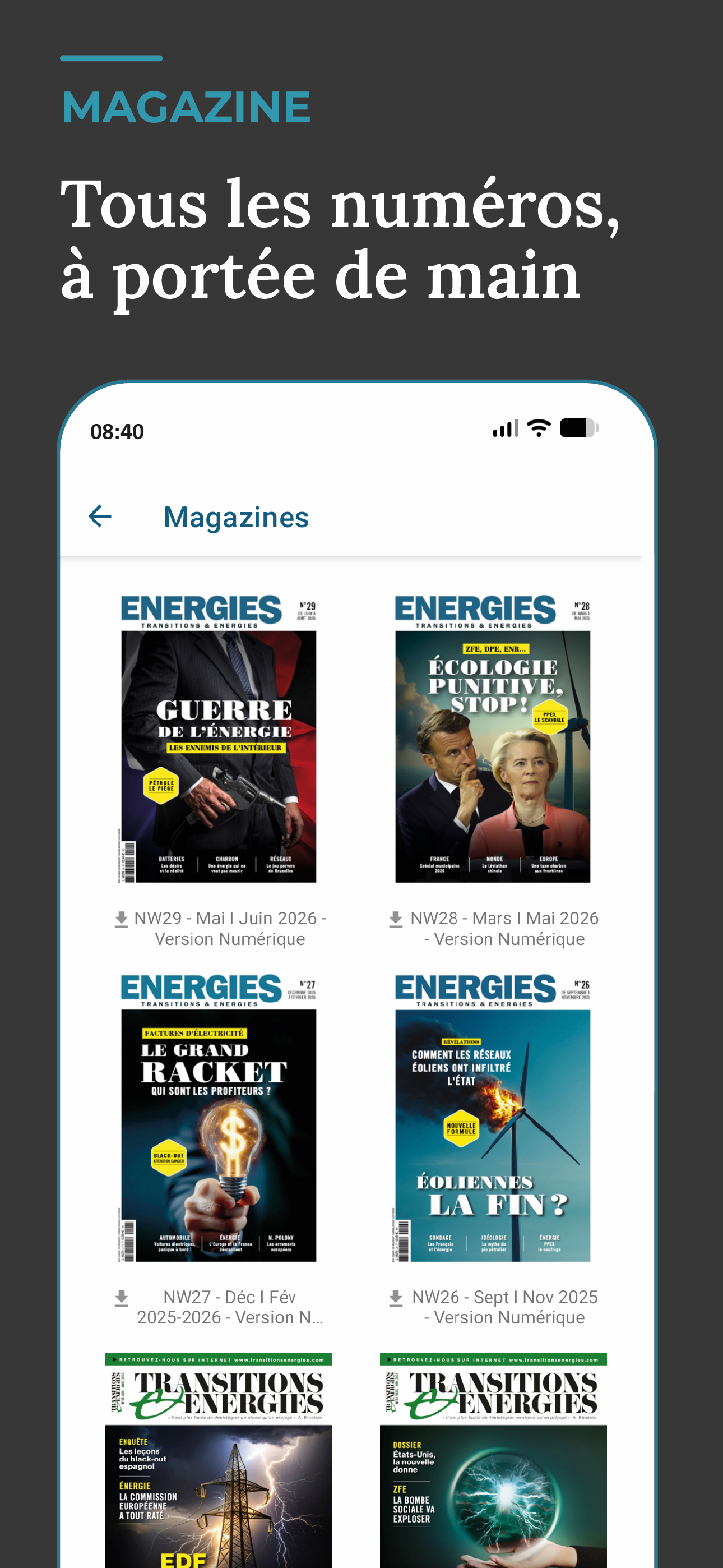 Transitions Energies screenshot 2