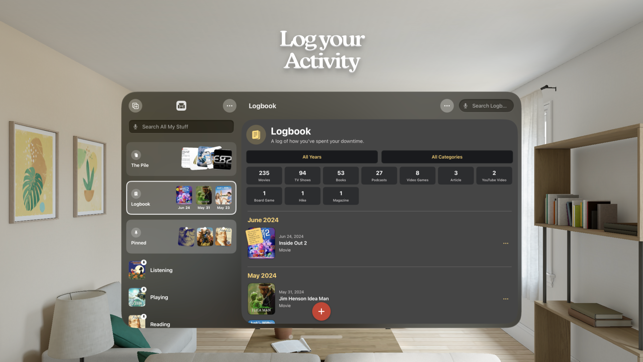 ‎Sofa: Downtime Organizer Screenshot