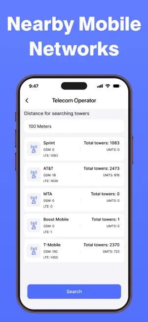 Cellular Tower & Signal Finder screenshot 4