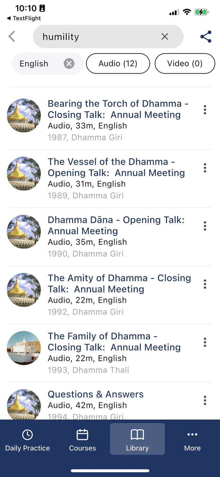 Dhamma.org screenshot 6