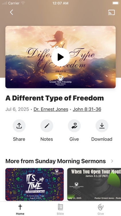 Greater New Friendship Church screenshot-3