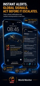 World Monitor: Risk Intel Map screenshot