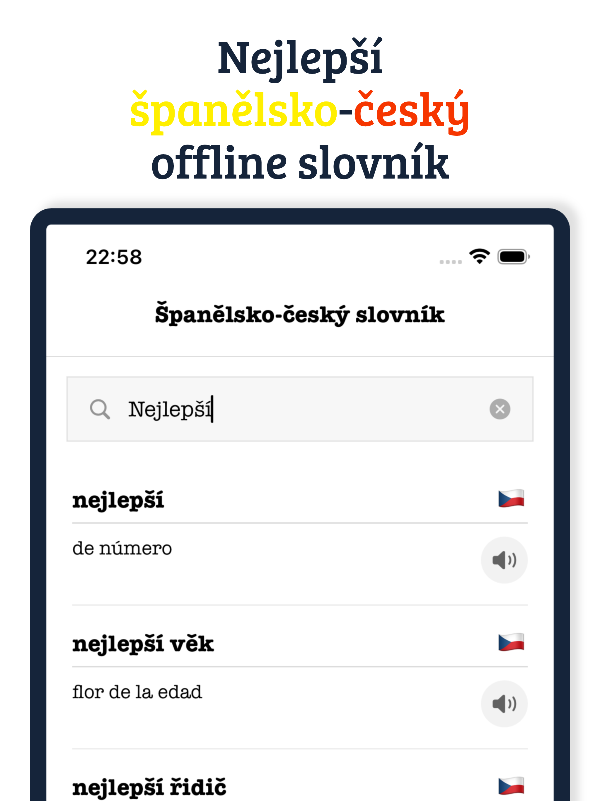 Španělský slovník offline