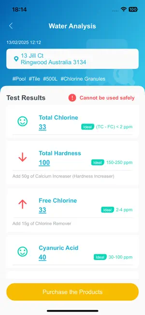 ACD Pool Water Test screenshot 2