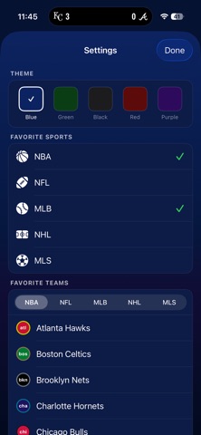 Sports TV! iPhone screenshot