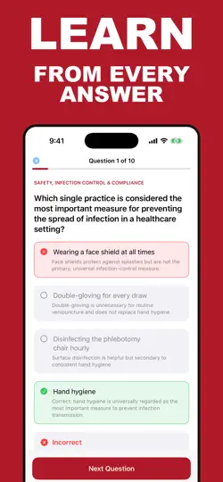 Capture d'écran de Phlebotomy Exam Prep: CPT sur iPhone 5