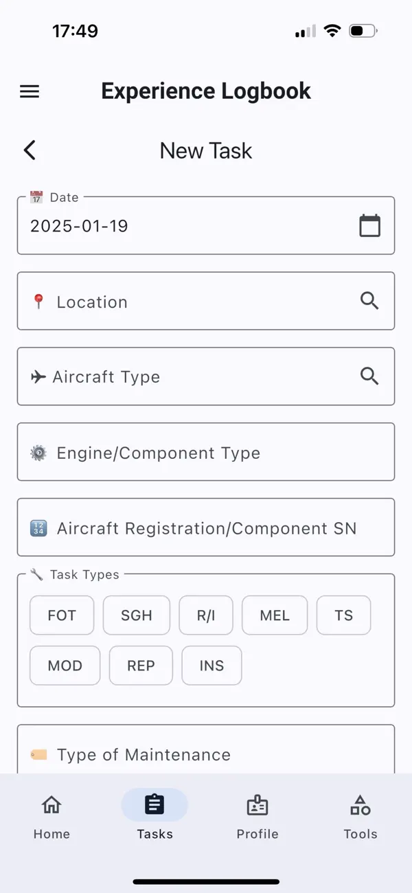 Screenshot #3 pour Maintenance Experience Logbook