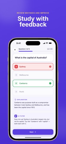 Quiz Maker: AI Test & Study Screenshot 2 of 8
