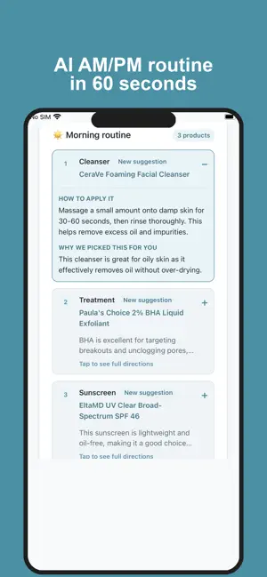 Skincare AI Routine screenshot 2
