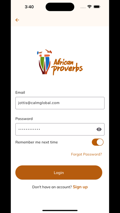 African-Proverbs Screenshot