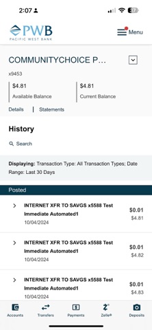Pacific West Personal Mobile Screenshot 4 of 7