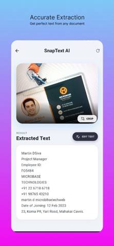 SnapText OCR: Image to Text AI Screenshot 6 of 8