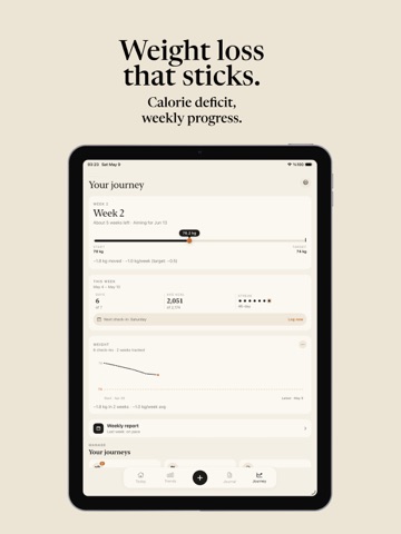 AI Calorie Tracker: Food Log iPad screenshot