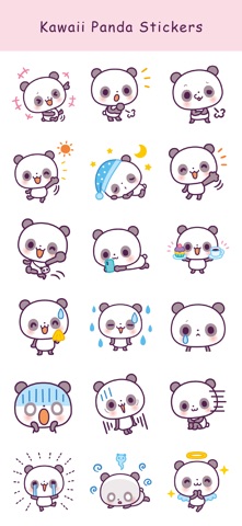Kawaii Panda:Fun Stickers Screenshot 4 of 5