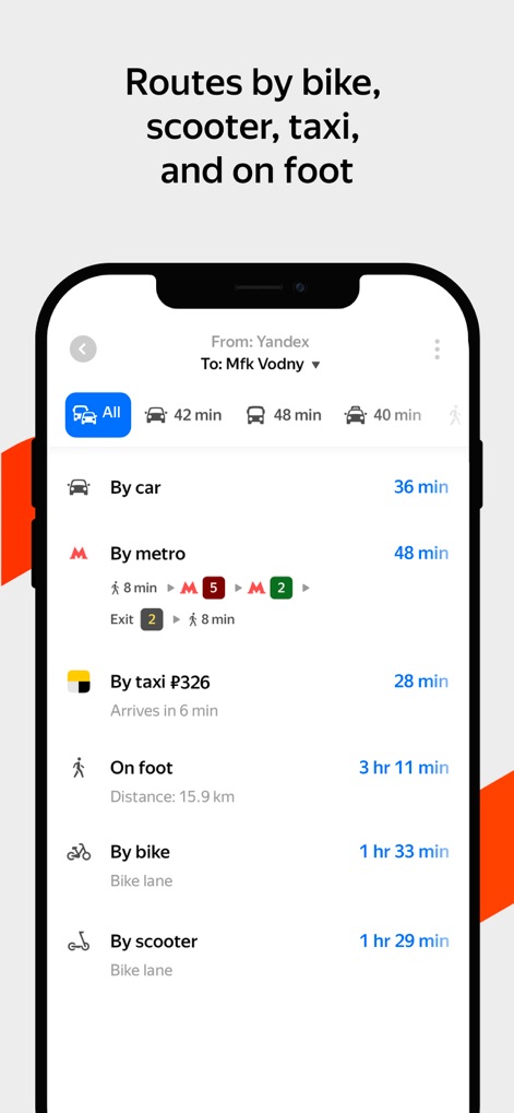 Yandex Maps & Navigator - Diverse Travel Modes