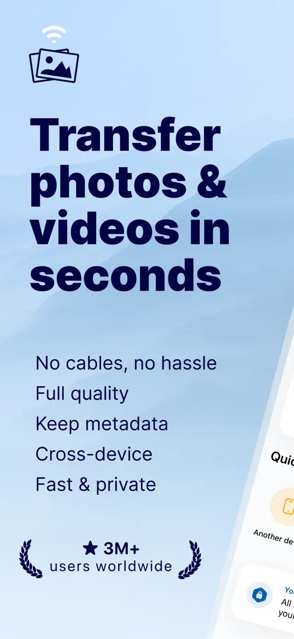 #1. Photo Transfer: Send via WiFi (iOS) 由: Mobileware Studio SL