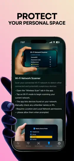 Hidden Camera Detector: ScanIT iPhone Ekran Görüntüsü 4