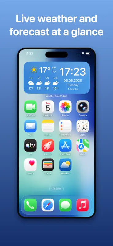 Weather Time Widget screenshot 2 of 5