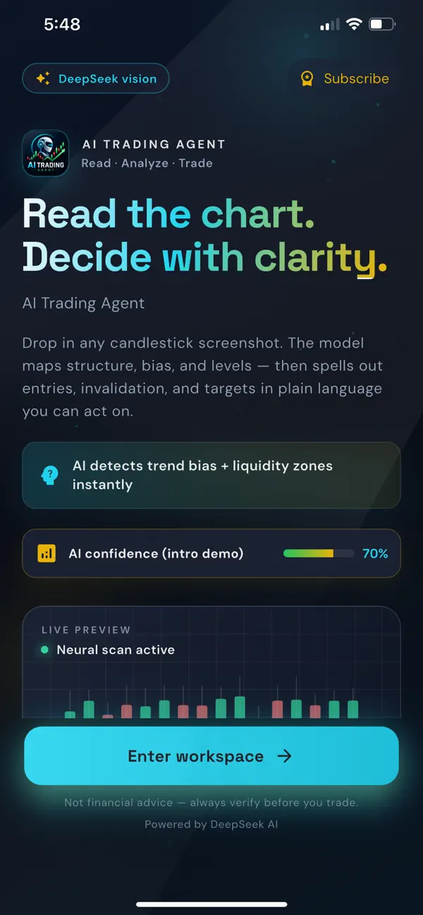 Screenshot #1 pour AI Trading Agent