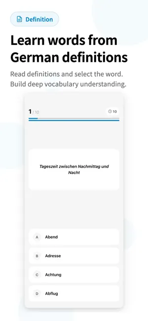 Learn German: 6600 Words screenshot 1