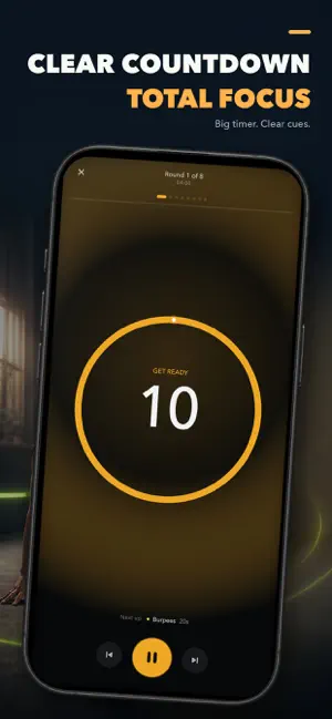 Tabata Timer: Train & Rest screenshot 1