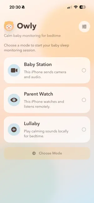 Owly Baby Monitor screenshot 1