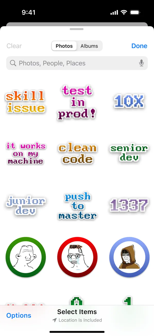 Screenshot #2 pour The Senior Dev Sticker Pack